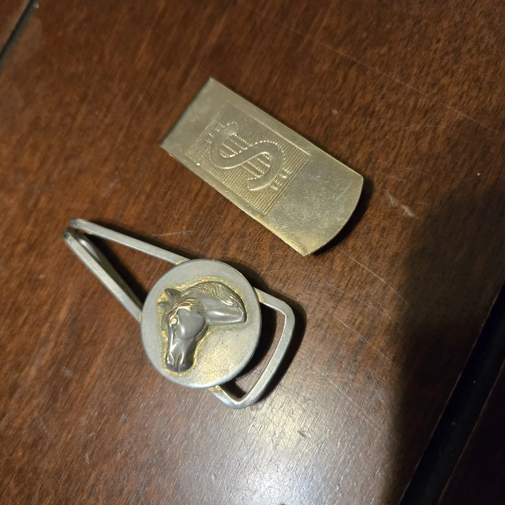 Gold Horse Head Money Clip